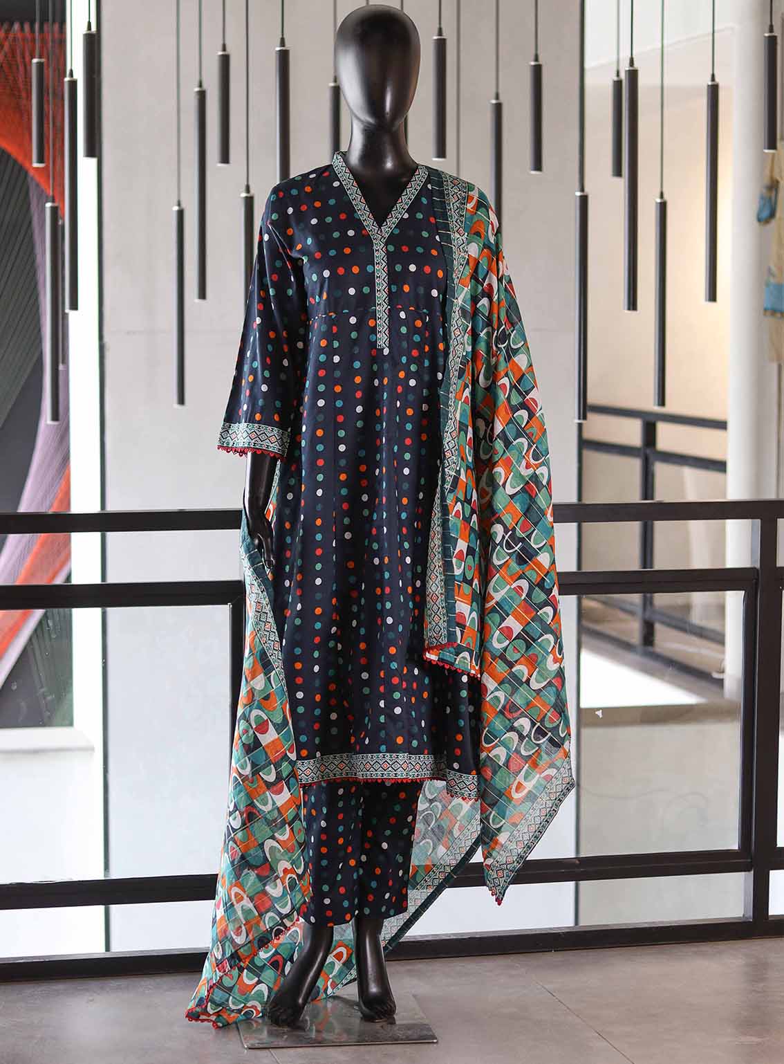 Bin Saeed Digital Printed Lawn Suits Stitched 3 Piece - BS25DPL RF05 Bin Saeed Digital Printed Lawn Suits Stitched 3 Piece - BS25DPL RF05