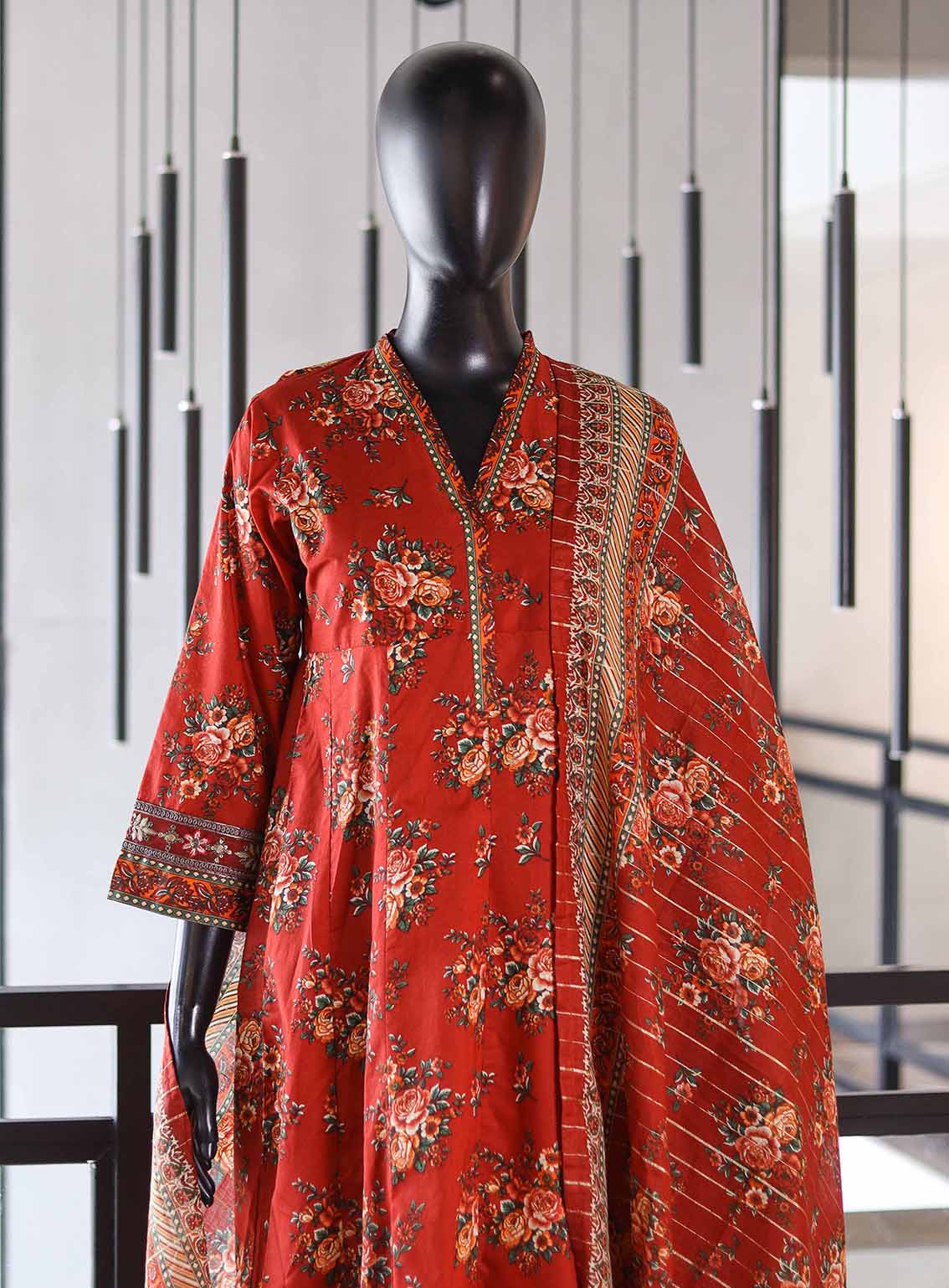 Bin Saeed Digital Printed Lawn Suits Stitched 3 Piece - BS25DPL RF07 Bin Saeed Digital Printed Lawn Suits Stitched 3 Piece - BS25DPL RF07