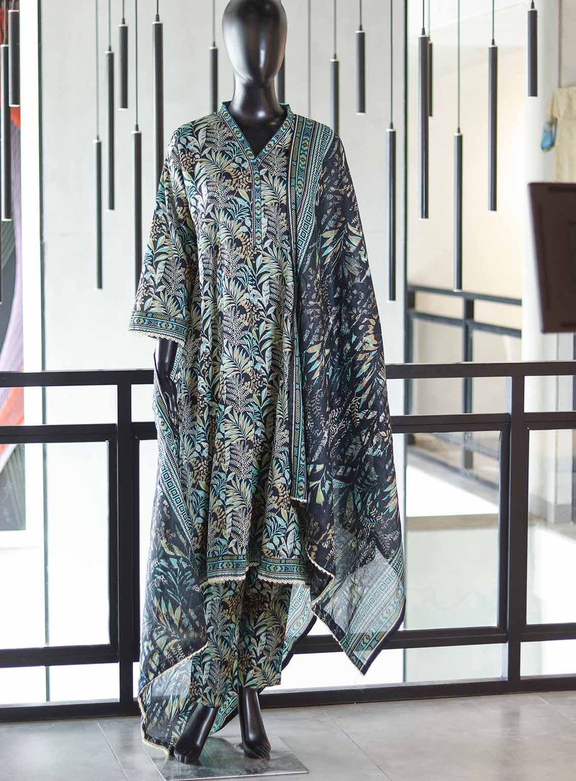 Bin Saeed Digital Printed Lawn Suits Stitched 3 Piece - BS25DPL RF08 Bin Saeed Digital Printed Lawn Suits Stitched 3 Piece - BS25DPL RF08