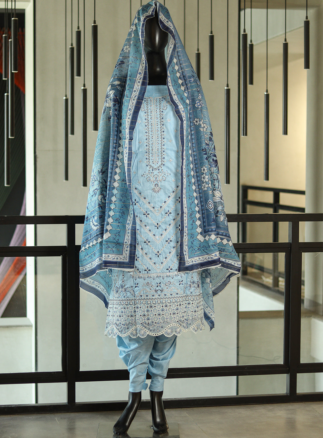 Bin Saeed Embroidered Cotton Suits Unstitched 3 Piece - BS25EC 98 Bin Saeed Embroidered Cotton Suits Unstitched 3 Piece - BS25EC 98