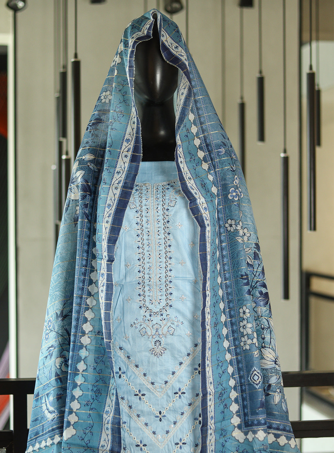 Bin Saeed Embroidered Cotton Suits Unstitched 3 Piece - BS25EC 98 Bin Saeed Embroidered Cotton Suits Unstitched 3 Piece - BS25EC 98