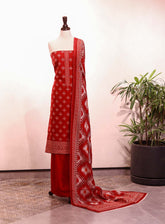 Bin Saeed Printed Khaddar Suits Unstitched 3 Piece - BS25K 207