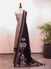 Bin Saeed Printed Khaddar Suits Unstitched 3 Piece - BS25K 216