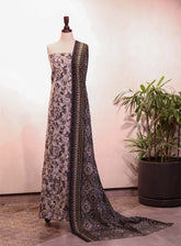 Bin Saeed Printed Khaddar Suits Unstitched 3 Piece - BS25K ALL02