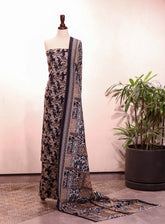 Bin Saeed Printed Khaddar Suits Unstitched 3 Piece - BS25K ALL03