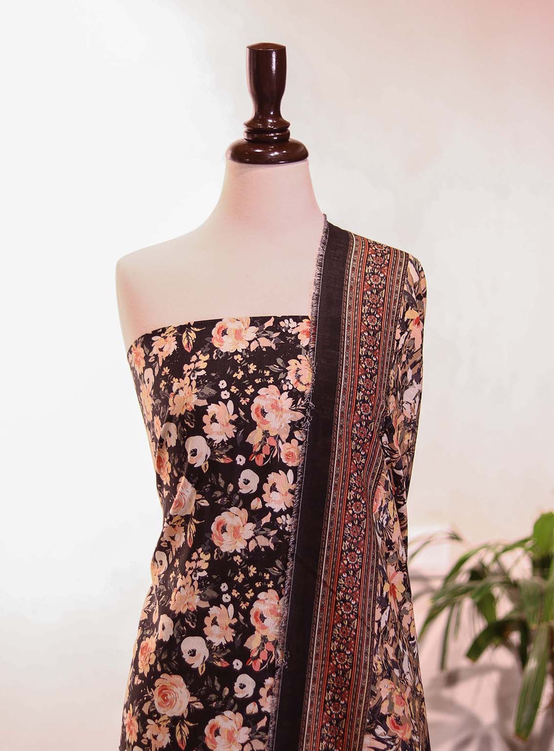 Bin Saeed Printed Khaddar Suits Unstitched 3 Piece - BS25K ALL18 Bin Saeed Printed Khaddar Suits Unstitched 3 Piece - BS25K ALL18