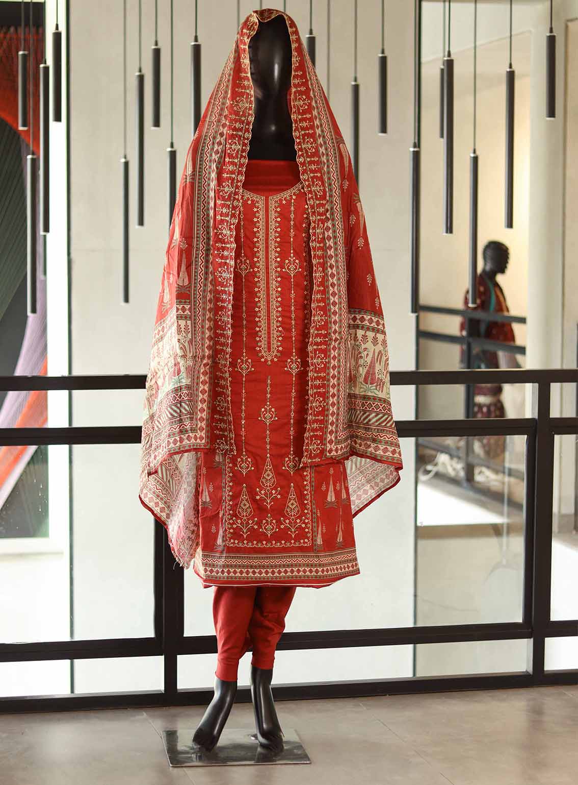 Bin Saeed Embroidered Cotton Suits Unstitched 3 Piece - BS25EC 29 Bin Saeed Embroidered Cotton Suits Unstitched 3 Piece - BS25EC 29