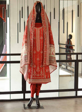 Bin Saeed Embroidered Cotton Suits Unstitched 3 Piece - BS25EC 29