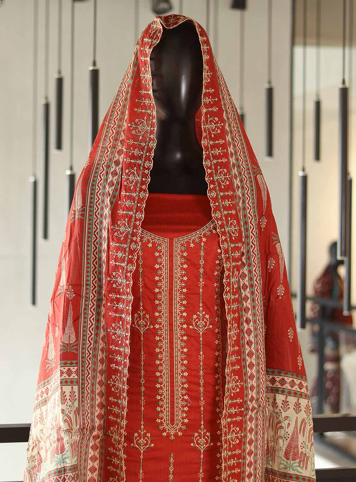 Bin Saeed Embroidered Cotton Suits Unstitched 3 Piece - BS25EC 29 Bin Saeed Embroidered Cotton Suits Unstitched 3 Piece - BS25EC 29