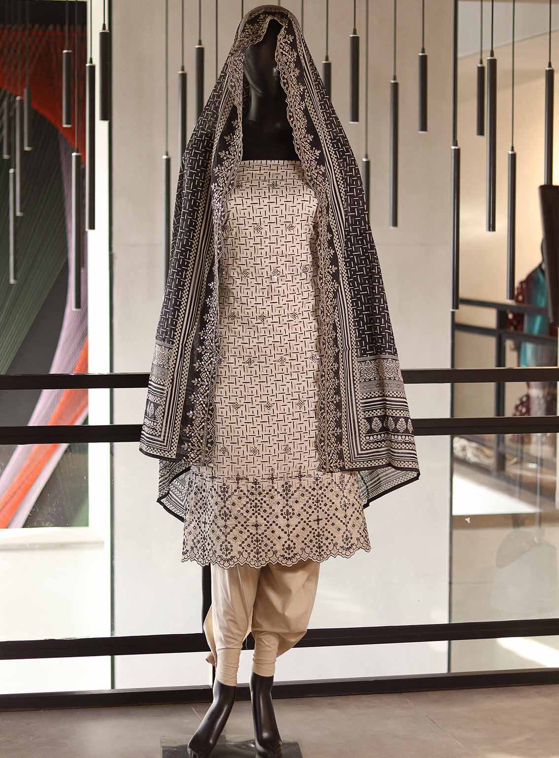 Bin Saeed Embroidered Lawn Suits Unstitched 3 Piece - BS25EC 30 Bin Saeed Embroidered Lawn Suits Unstitched 3 Piece - BS25EC 30