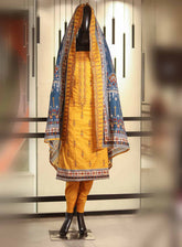 Bin Saeed Embroidered Cotton Suits Unstitched 3 Piece - BS25EC 39