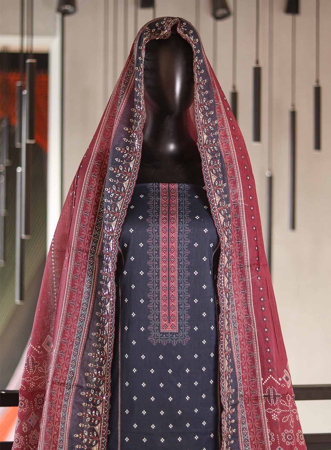 Bin Saeed Embroidered Lawn Suits Unstitched 3 Piece - BS25EC 48 Bin Saeed Embroidered Lawn Suits Unstitched 3 Piece - BS25EC 48