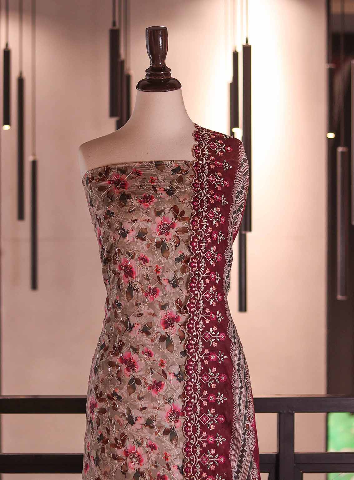 Bin Saeed Digital Embroidered Lawn 3 Piece Unstitched Suit BS26DEL D-564 Bin Saeed Digital Embroidered Lawn 3 Piece Unstitched Suit BS26DEL D-564
