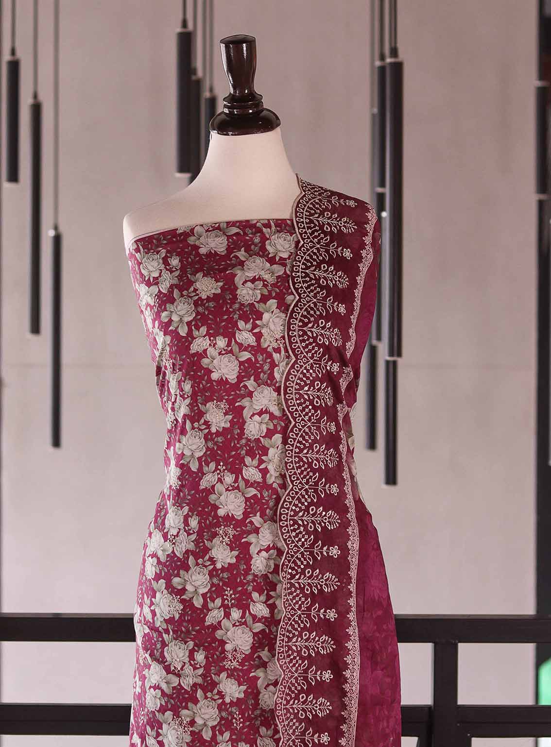 Bin Saeed Digital Embroidered Lawn 3 Piece Unstitched Suit BS26DEL D-982 Bin Saeed Digital Embroidered Lawn 3 Piece Unstitched Suit BS26DEL D-982