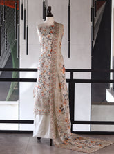Bin Saeed Digital Embroidered Lawn 3 Piece Unstitched Suits BS26DEL D-558
