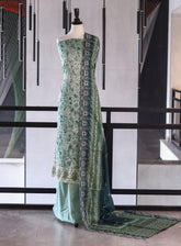 Bin Saeed Digital Embroidered Lawn 3 Piece Unstitched Suits BS26DEL D-565