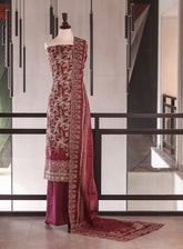 Bin Saeed Digital Embroidered Lawn 3 Piece Unstitched Suits BS26DEL D-801