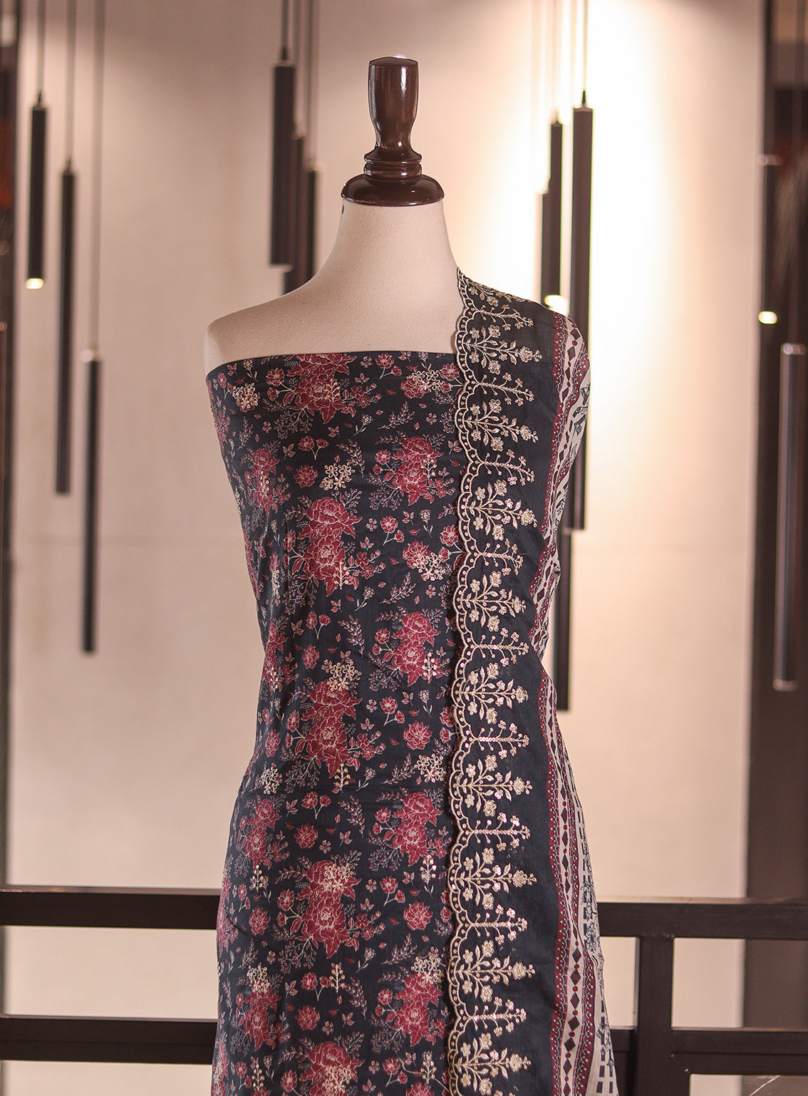 Bin Saeed Digital Embroidered Lawn 3 Piece Unstitched Suits BS26DEL D-804 Bin Saeed Digital Embroidered Lawn 3 Piece Unstitched Suits BS26DEL D-804