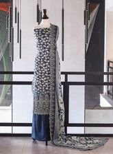 Bin Saeed Digital Embroidered Lawn 3 Piece Unstitched Suits BS26DEL D-806