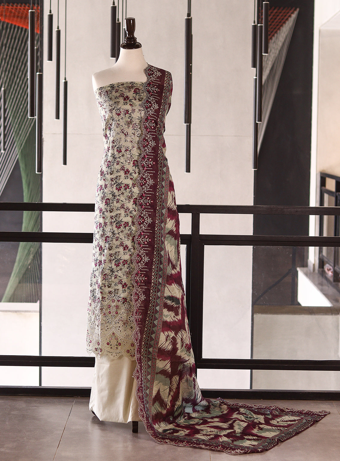 Bin Saeed Digital Embroidered Lawn 3 Piece Unstitched Suits BS26DEL D-808 Bin Saeed Digital Embroidered Lawn 3 Piece Unstitched Suits BS26DEL D-808