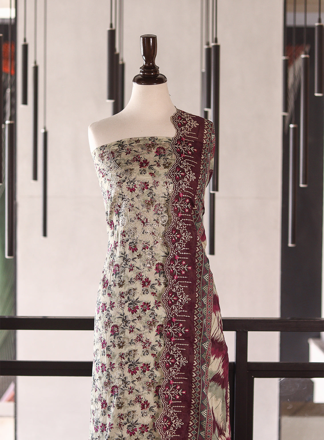 Bin Saeed Digital Embroidered Lawn 3 Piece Unstitched Suits BS26DEL D-808 Bin Saeed Digital Embroidered Lawn 3 Piece Unstitched Suits BS26DEL D-808