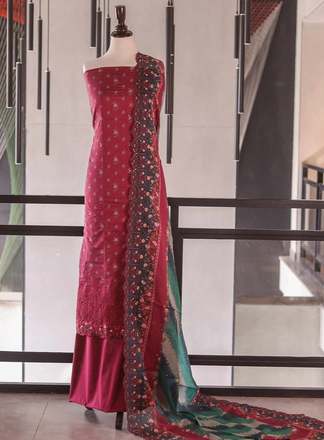 Bin Saeed Digital Embroidered Lawn 3 Piece Unstitched Suits BS26DEL D-810 Bin Saeed Digital Embroidered Lawn 3 Piece Unstitched Suits BS26DEL D-810