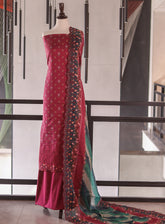 Bin Saeed Digital Embroidered Lawn 3 Piece Unstitched Suits BS26DEL D-810