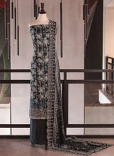 Bin Saeed Digital Embroidered Lawn 3 Piece Unstitched Suits BS26DEL D-811