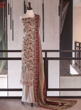 Bin Saeed Digital Embroidered Lawn 3 Piece Unstitched Suits BS26DEL D-814