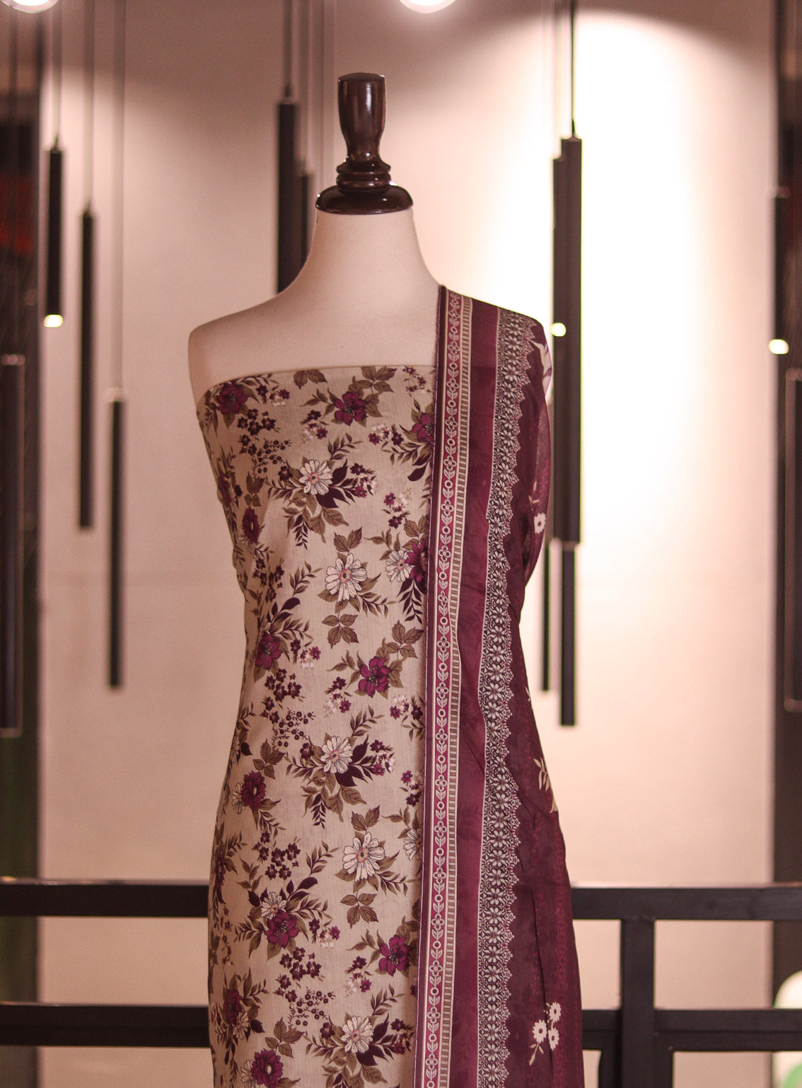 Bin Saeed Digital Printed Cotton 3 Piece Unstitched Suit BS26DPL D-012 Bin Saeed Digital Printed Cotton 3 Piece Unstitched Suit BS26DPL D-012