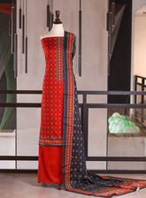 Bin Saeed Digital Printed Cotton 3 Piece Unstitched Suit BS26DPL D-111