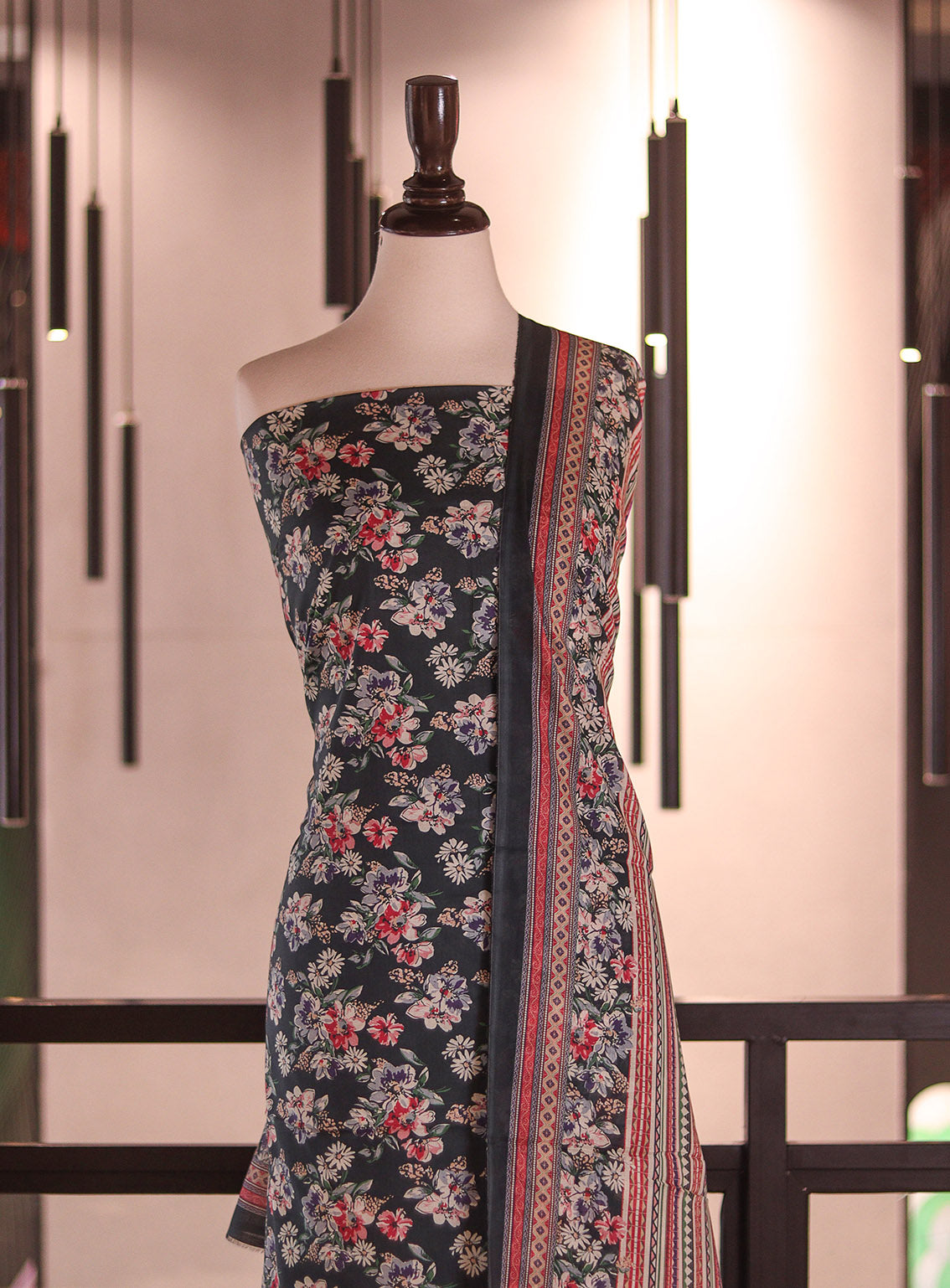 Bin Saeed Digital Printed Cotton 3 Piece Unstitched Suit BS26DPL D-ALL01-GNML Bin Saeed Digital Printed Cotton 3 Piece Unstitched Suit BS26DPL D-ALL01-GNML
