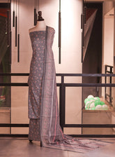 Bin Saeed Digital Printed Cotton 3 Piece Unstitched Suit BS26DPL D-ALL02-GY
