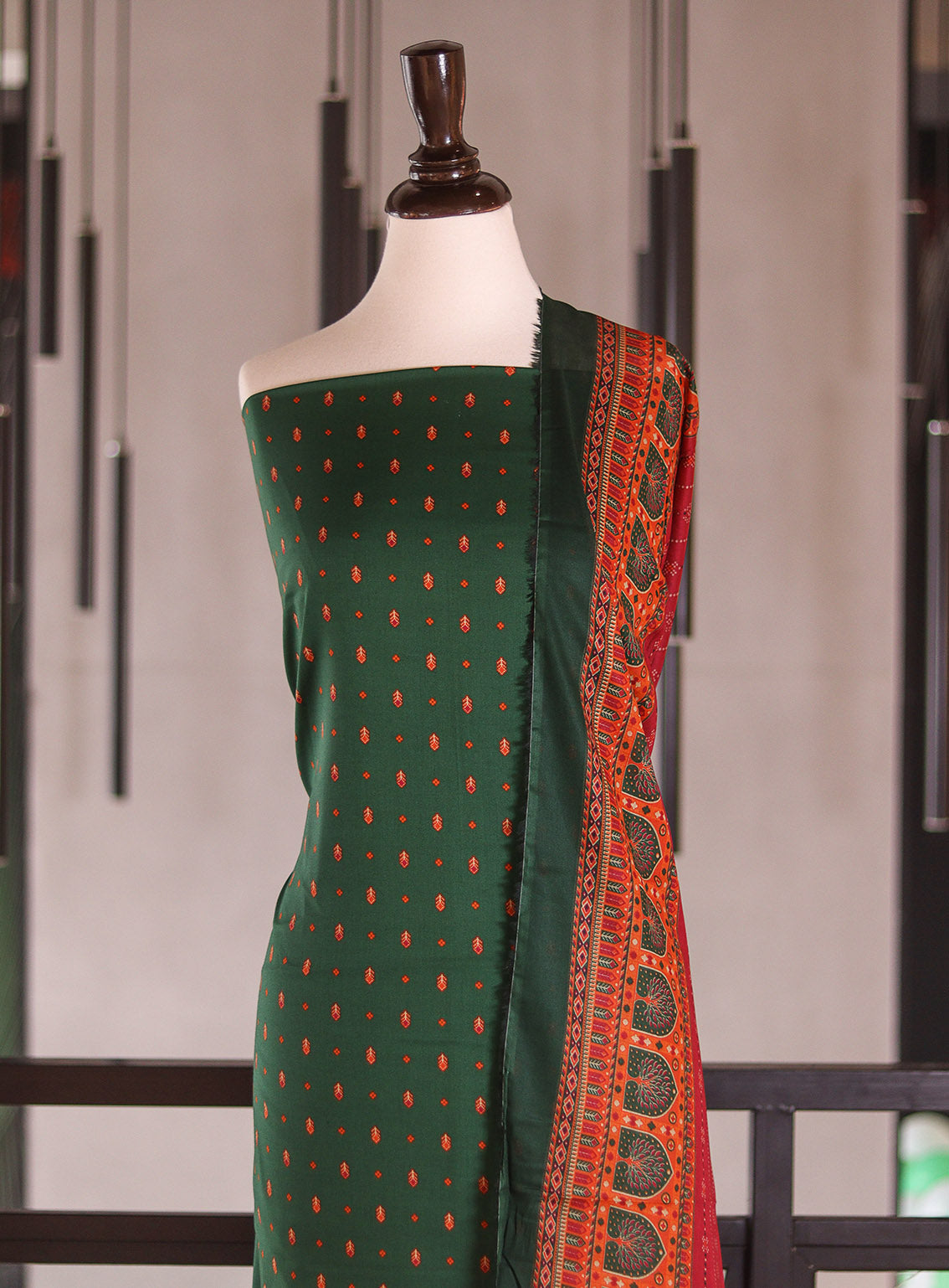Bin Saeed Digital Printed Cotton 3 Piece Unstitched Suit BS26DPL D-ALL06-GNMN Bin Saeed Digital Printed Cotton 3 Piece Unstitched Suit BS26DPL D-ALL06-GNMN