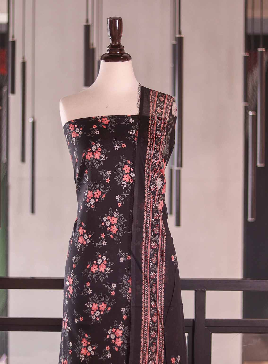 Bin Saeed Digital Printed Cotton 3 Piece Unstitched Suits BS26DPL D-009 Bin Saeed Digital Printed Cotton 3 Piece Unstitched Suits BS26DPL D-009