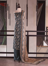 Bin Saeed Digital Printed Cotton 3 Piece Unstitched Suits BS26DPL D-021