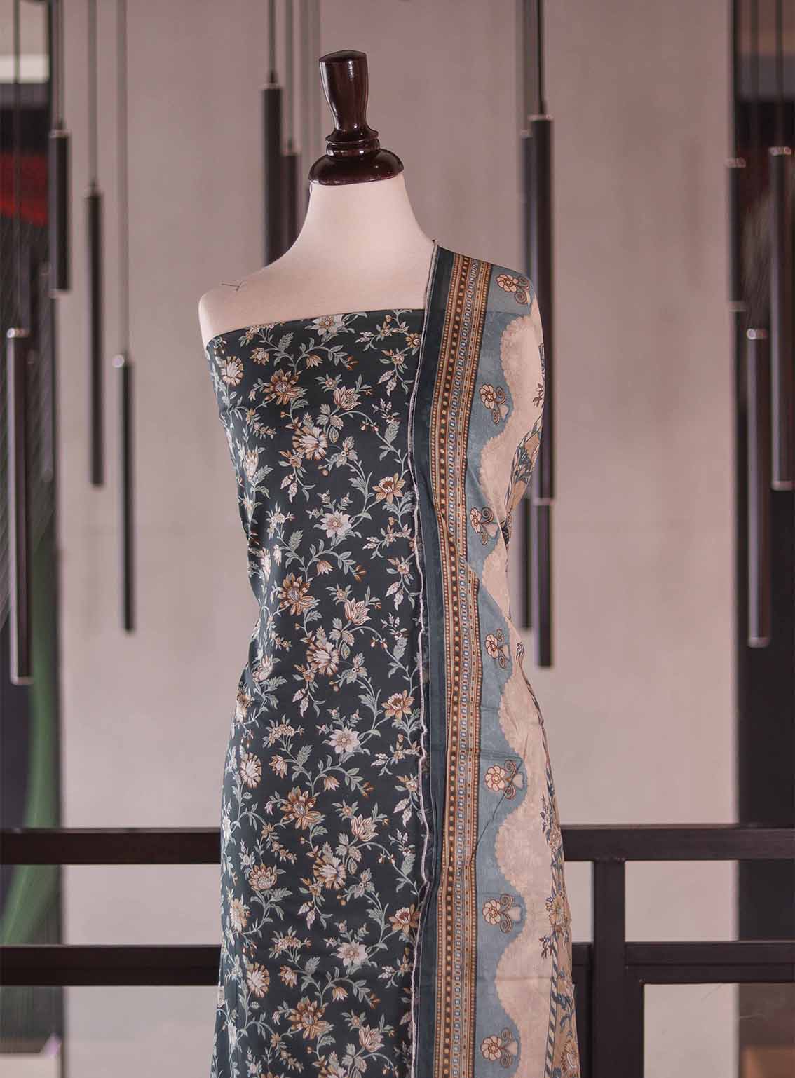 Bin Saeed Digital Printed Cotton 3 Piece Unstitched Suits BS26DPL D-021 Bin Saeed Digital Printed Cotton 3 Piece Unstitched Suits BS26DPL D-021