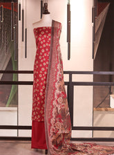 Bin Saeed Digital Printed Cotton 3 Piece Unstitched Suits BS26DPL D-023 RD