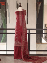 Bin Saeed Digital Printed Cotton 3 Piece Unstitched Suits BS26DPL D-045-RD