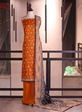 Bin Saeed Digital Printed Cotton 3 Piece Unstitched Suits BS26DPL D-128