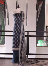 Bin Saeed Digital Printed Cotton 3 Piece Unstitched Suits BS26DPL D-134