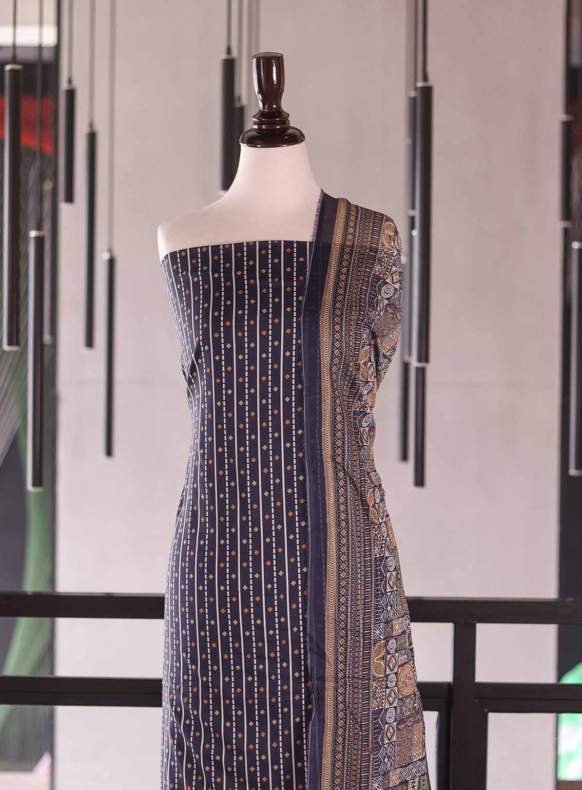 Bin Saeed Digital Printed Cotton 3 Piece Unstitched Suits BS26DPL D-ALL24 Bin Saeed Digital Printed Cotton 3 Piece Unstitched Suits BS26DPL D-ALL24