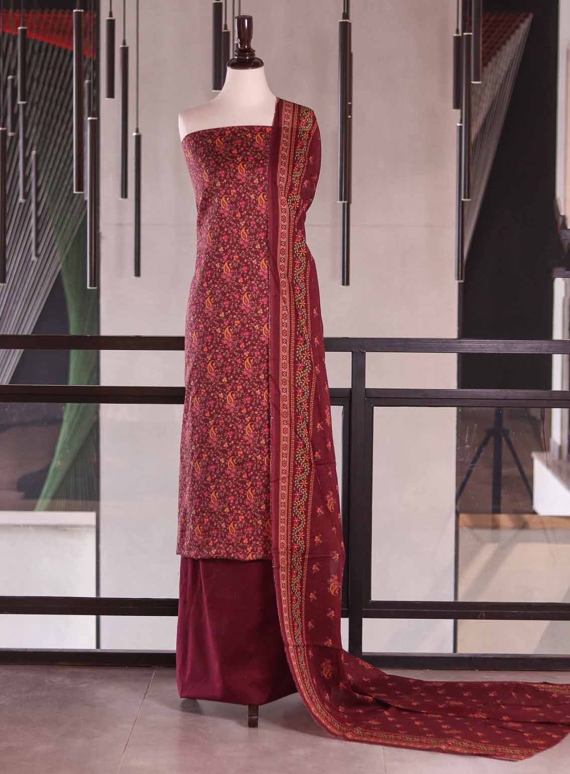 Bin Saeed Digital Printed Cotton 3 Piece Unstitched Suits BS26DPL D-ALL26 Bin Saeed Digital Printed Cotton 3 Piece Unstitched Suits BS26DPL D-ALL26