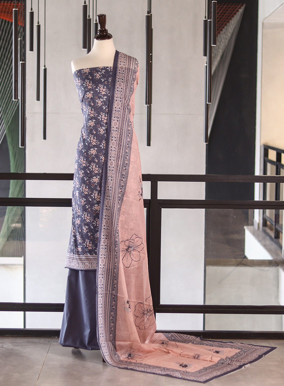 Bin Saeed Digital Printed Lawn 3 Piece Unstitched Suits BS26DPL D-824 Bin Saeed Digital Printed Lawn 3 Piece Unstitched Suits BS26DPL D-824