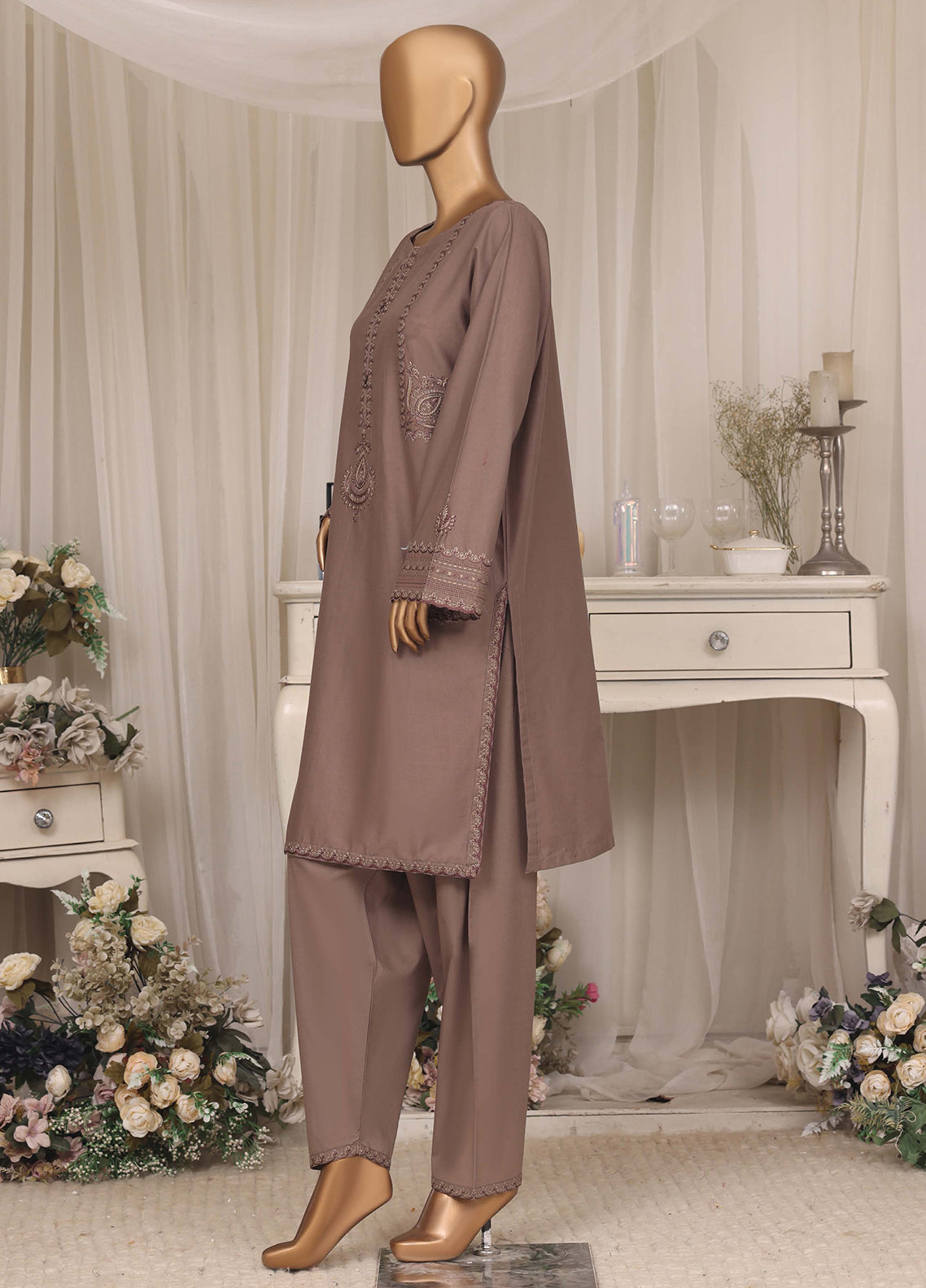 Bold & Slay By HZ Textiles Embroidered Lawn Co-Ords 2 Piece Stitched Suit HZ26B&S D-CSE-D-2601 Bold & Slay By HZ Textiles Embroidered Lawn Co-Ords 2 Piece Stitched Suit HZ26B&S D-CSE-D-2601