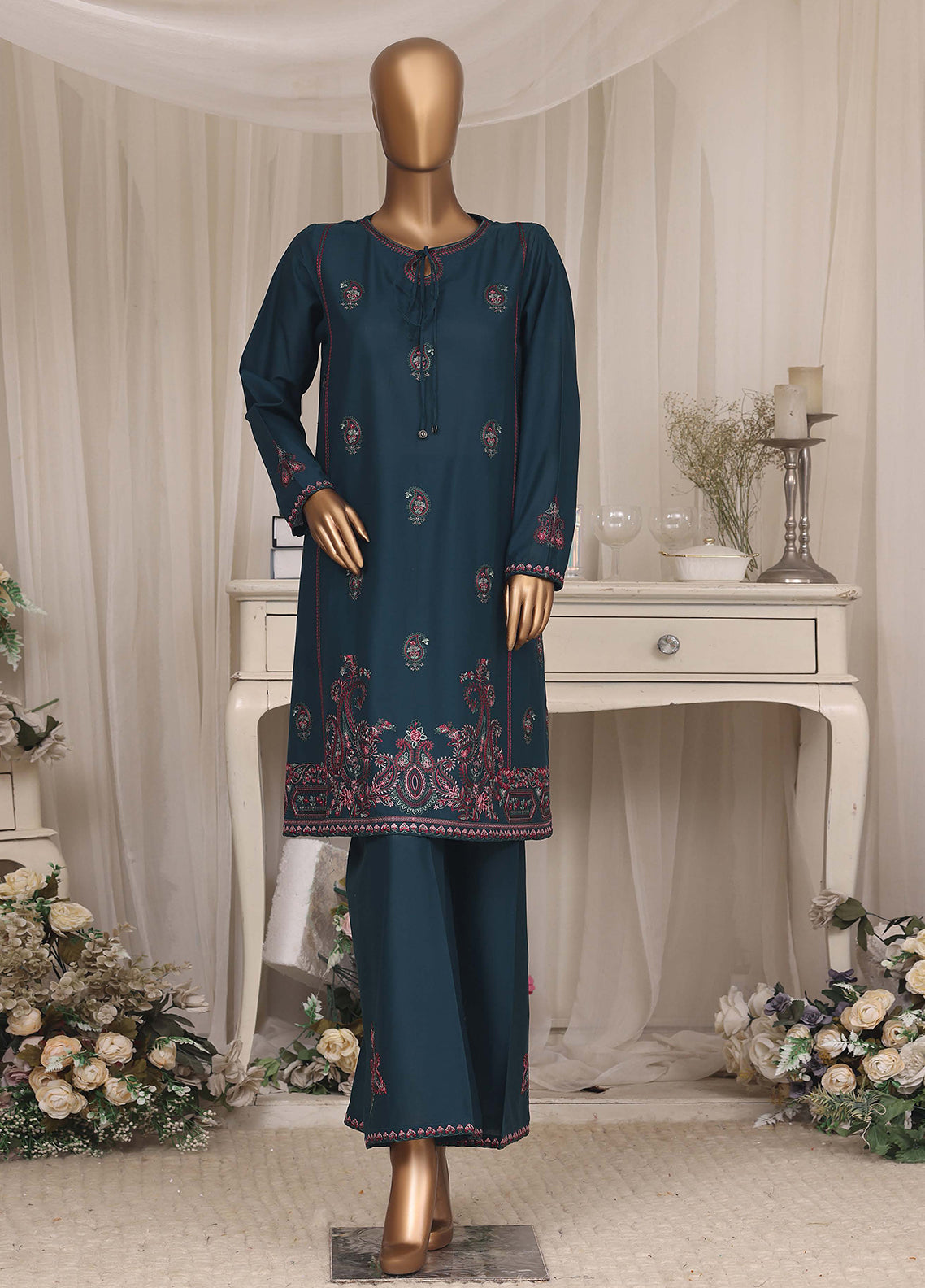 Bold & Slay By HZ Textiles Embroidered Lawn Co-Ords 2 Piece Stitched Suit HZ26B&S D-CSE-D-2603 Bold & Slay By HZ Textiles Embroidered Lawn Co-Ords 2 Piece Stitched Suit HZ26B&S D-CSE-D-2603