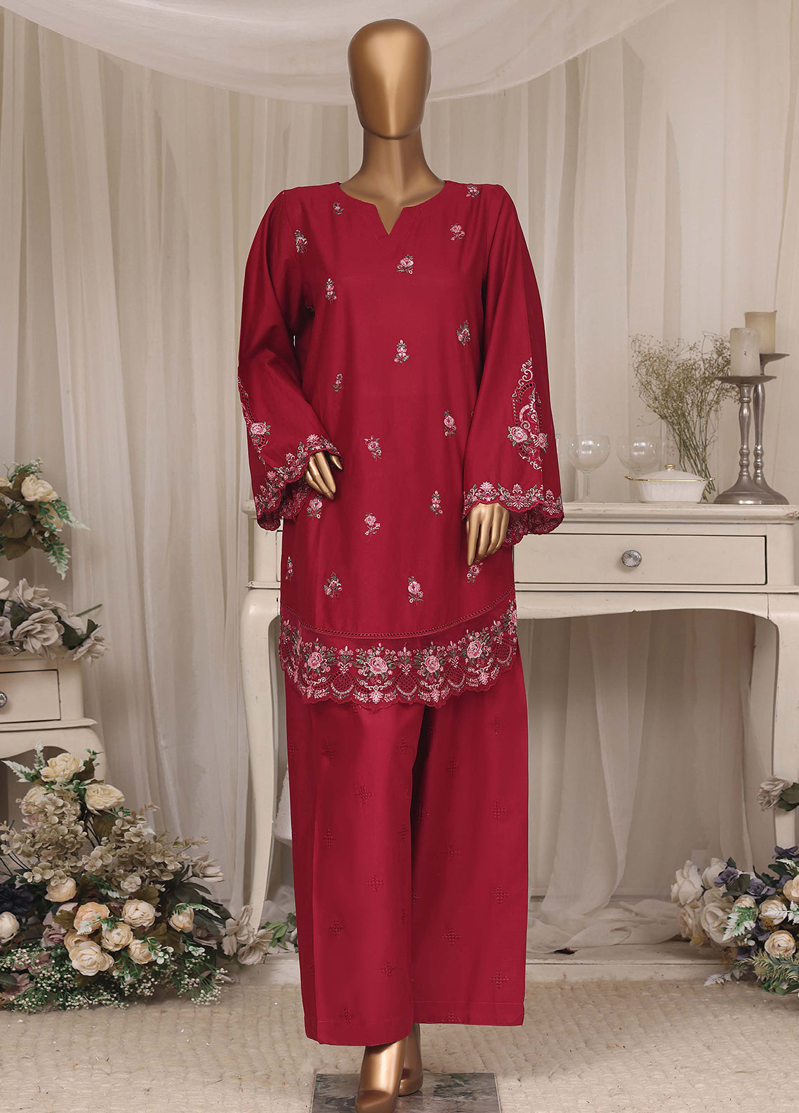 Bold & Slay By HZ Textiles Embroidered Lawn Co-Ords 2 Piece Stitched Suit HZ26B&S D-CSE-D-2604 Bold & Slay By HZ Textiles Embroidered Lawn Co-Ords 2 Piece Stitched Suit HZ26B&S D-CSE-D-2604