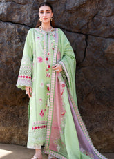 Breeze By Saira Shakira Luxury Embroidered Lawn 3 Piece Unstitched Suit SSH26BLL D-2B NOOR