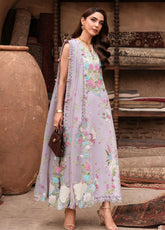 Breeze By Saira Shakira Luxury Embroidered Lawn 3 Piece Unstitched Suit SSH26BLL D-6B ROSE