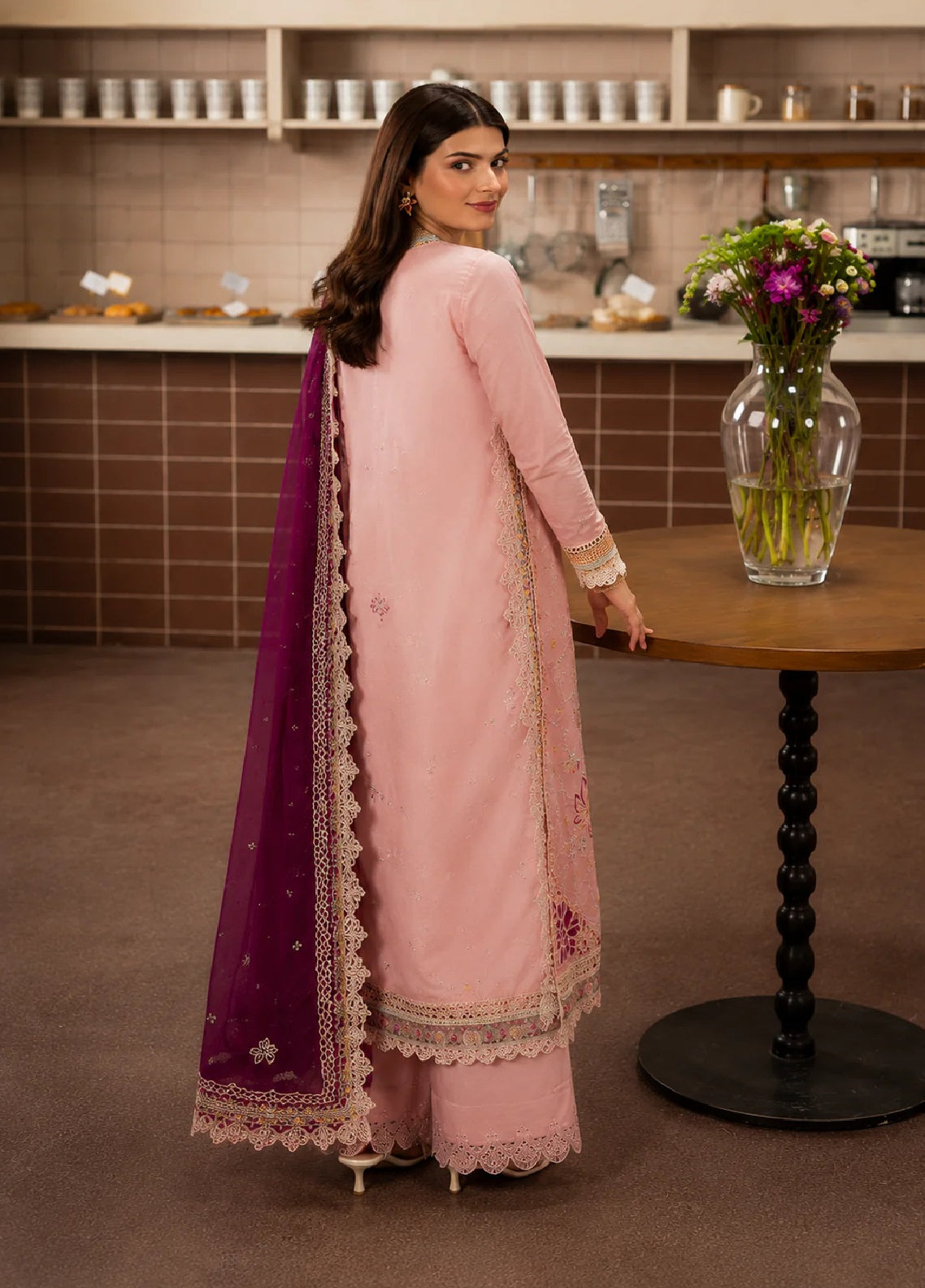 Brewed By Ayzel Luxury Embroidered Lawn 3 Piece Unstitched Suit AZL26BLL D-141 CARAMELIA Brewed By Ayzel Luxury Embroidered Lawn 3 Piece Unstitched Suit AZL26BLL D-141 CARAMELIA